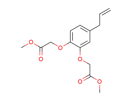 Molecular Structure of 362467-76-3 (dimethyl 2,2'-[(4-allyl-1,2-phenylene)-bis(oxy)]diacetate)