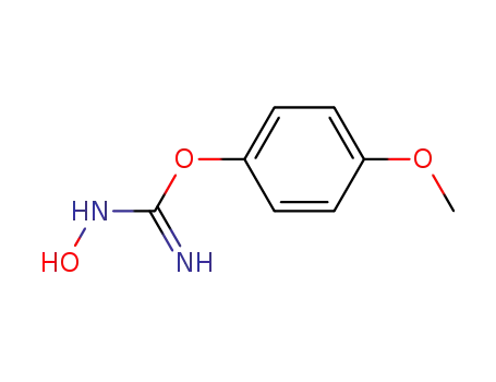Carbamimidic acid, hydroxy-, 4-methoxyphenyl ester