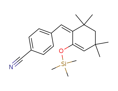 1-trimethylsilyloxy-2-(p-cyanobenzylidene)-3,3,5,5-tetramethyl-cyclohexene