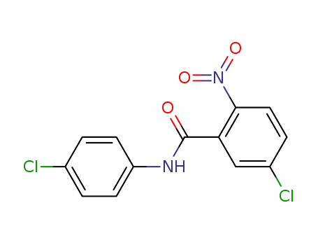 Benzamide, 5-chloro-N-(4-chlorophenyl)-2-nitro-