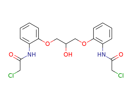 Acetamide, N,N'-[(2-hydroxy-1,3-propanediyl)bis(oxy-2,1-phenylene)]bis[2-chloro-