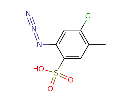 2-azido-4-chloro-5-methylbenzenesulfonic acid