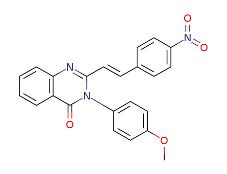 2-(2-{4-nitrophenyl}vinyl)-3-(4-methoxyphenyl)-4(3H)-quinazolinone