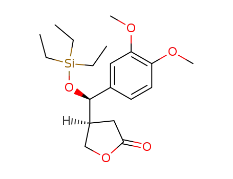 (S)-3-[(R)-(3,4-dimethoxyphenyl)(triethylsilyloxy)methyl]-4-butanolide