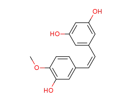 1,3-Benzenediol, 5-[2-(3-hydroxy-4-methoxyphenyl)ethenyl]-, (Z)-