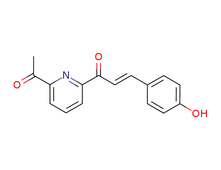 2-acetyl-6-[3-(4-hydroxyphenyl)-1-oxoprop-3-enyl]pyridine
