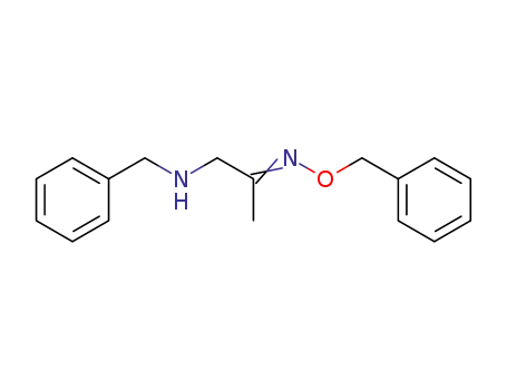 (E/Z)-1-phenylmethylamino-2-propanone O-phenylmethyloxime