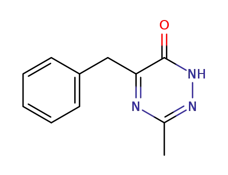 Molecular Structure of 15150-71-7 (5-BENZYL-3-METHYL-1,2,4-TRIAZIN-6(1H)-ONE)