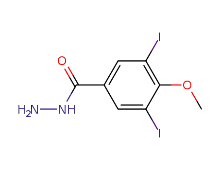 Molecular Structure of 23964-37-6 (3,5-DIIODO-4-METHOXYBENZHYDRAZIDE)