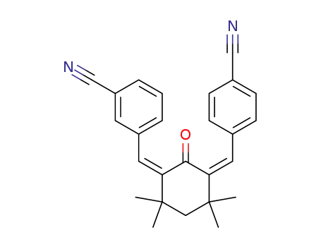 2-[(Z)-m-cyanobenzylidene]-6-[(Z)-p-cyanobenzylidene]-3,3,5,5-tetramethylcyclohexanone