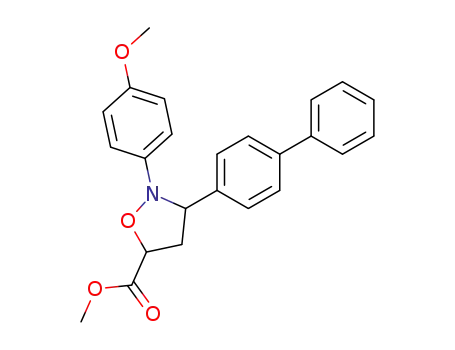 methyl-3-(1,1'-biphenyl-4-yl)-2-(4-methoxy)-phenylisoxazolidine-5-carboxylate