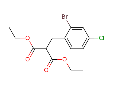Propanedioic acid, [(2-bromo-4-chlorophenyl)methyl]-, diethyl ester