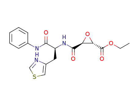 (2S,3S)-ethyl 3-((S)-1-oxo-1-(phenylamino)-3-(thiazol-4-yl)propan-2-ylcarbamoyl)oxirane-2-carboxylate