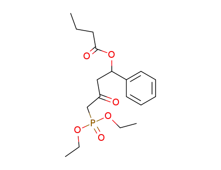 diethyl 4-butyryloxy-2-oxo-4-phenylbutylphosphonate