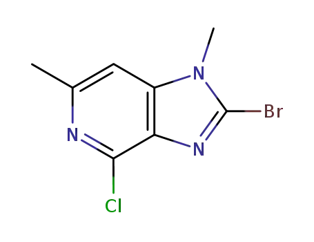 2-Bromo-4-chloro-1,6-dimethyl-1H-imidazo[4,5-C]pyridine