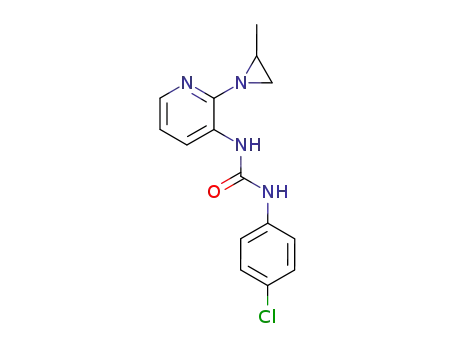 Urea, N-(4-chlorophenyl)-N'-[2-(2-methyl-1-aziridinyl)-3-pyridinyl]-