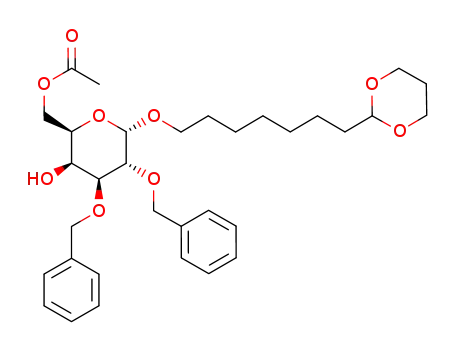 7-(1,3-dioxan-2-yl)-heptyl 6-O-acetyl-2,3-di-O-benzyl-α-D-galactopyranoside