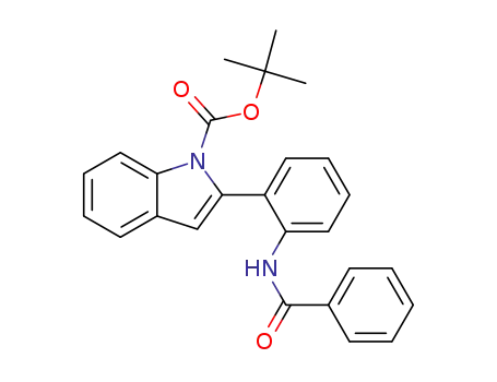 tert-butyl 2-(2-benzamidophenyl)-1H-indole-1-carboxylate