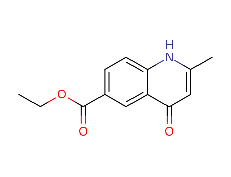 6-Quinolinecarboxylicacid, 4-hydroxy-2-methyl-, ethyl ester