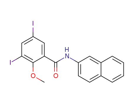 3,5-diiodo-2-methoxy-N-(naphthalen-2-yl)benzamide