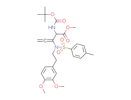 methyl 2-[(tert-butoxycarbonyl)amino]-3-[N-(3,4-dimethoxyphenylethyl)(4-methylbenzene)sulfonamido]penta-3,4-dienoate