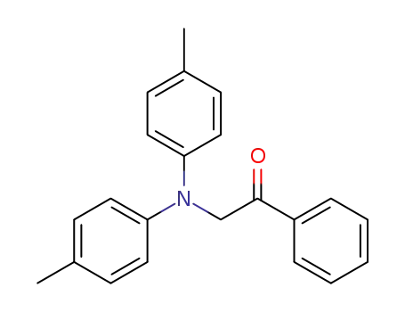 Molecular Structure of 1456524-33-6 (2-(di-p-tolylamino)-1-phenylethanone)