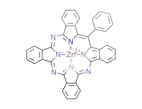 zinc meso-phenyltetrabenzotriazaporphyrin