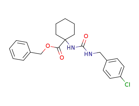 1-[3-(4-chloro-benzyl)-ureido]-cyclohexanecarboxylic acid benzyl ester