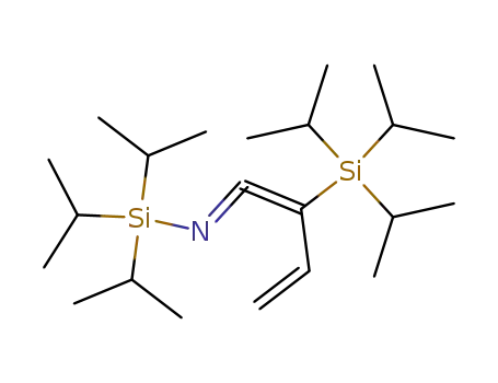 Molecular Structure of 110036-06-1 (2,N-bis(trisopropylsilyl)-1,3-butadiene ketenimine)