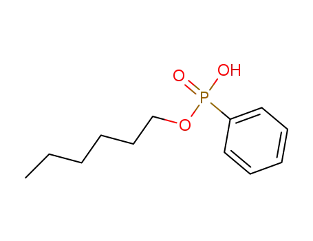 Molecular Structure of 66170-45-4 (Phosphonic acid, phenyl-, monohexyl ester)