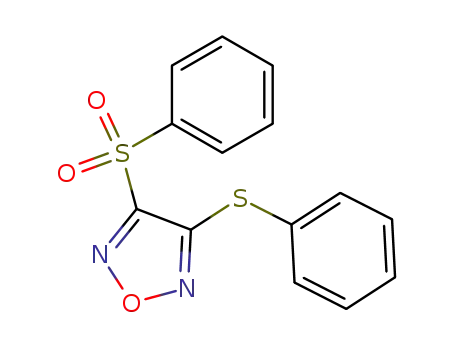 3-(phenylsulfonyl)-4-(phenylthio)furazan