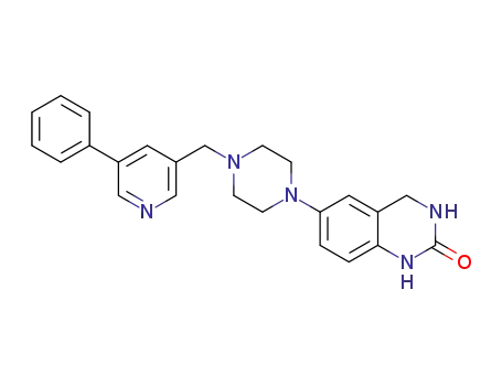 6-{4-[(5-phenylpyridin-3-yl)methyl]piperazin-1-yl}-3,4-dihydroquinazolin-2(1H)-one