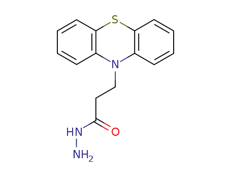 Molecular Structure of 18061-10-4 (10H-Phenothiazine-10-propanoic acid, hydrazide)