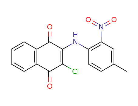 2-(4-methyl-2-nitrophenylamino)-3-chloronaphthalene-1,4-dione