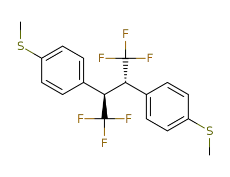 (((2RS,3SR)-1,1,1,4,4,4-hexafluorobutane-2,3-diyl)bis(4,1-phenylene))bis(methylsulfane)