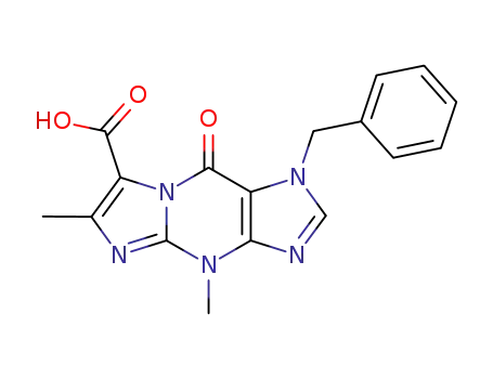 1H-Imidazo[1,2-a]purine-7-carboxylic acid,
4,9-dihydro-4,6-dimethyl-9-oxo-1-(phenylmethyl)-