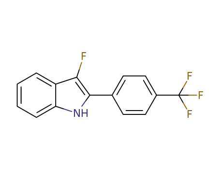 3-fluoro-2-[4-(trifluoromethyl)phenyl]-1H-indole