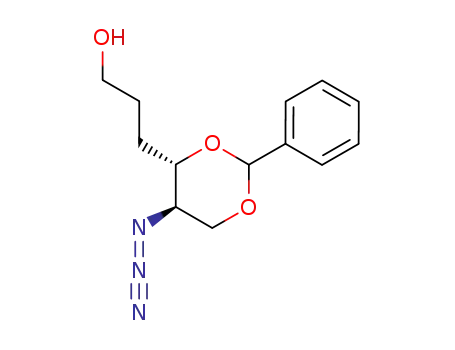 3-((4S,5R)-5-Azido-2-phenyl-[1,3]dioxan-4-yl)-propan-1-ol