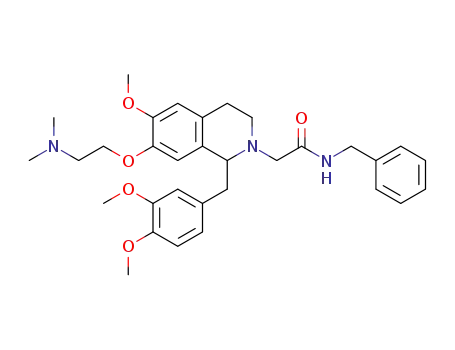 N-benzyl-2-{1-[(3,4-dimethoxyphenyl)methyl]-7-[2-(dimethylamino)ethoxy]-6-methoxy-1,2,3,4-tetrahydroisoquinolin-2-yl}acetamide