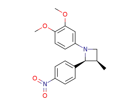 (2S,3R)-1-(3,4-dimethoxyphenyl)-3-methyl-2-(4-nitrophenyl)azetidine