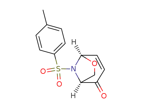 6-Oxa-8-azabicyclo[3.2.1]oct-3-en-2-one, 8-[(4-methylphenyl)sulfonyl]-,
(1S,5R)-