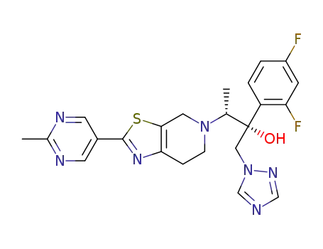 (2R,3R)-3-(2-(2-methylpyrimidin-5-yl)-6,7-dihydrothiazolo[5,4-c]pyridin-5(4H)-yl)-2-(2,4-di-fluorophenyl)-1-(1H-1,2,4-triazol-1-yl)butan-2-ol