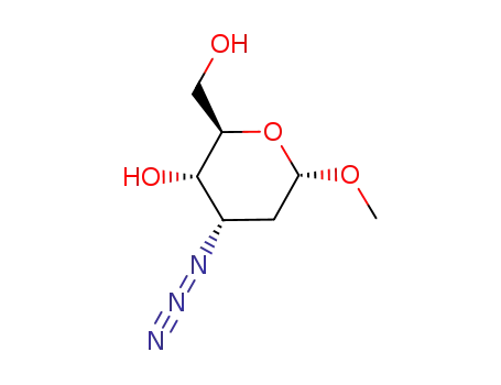 methyl 3-azido-2,3-dideoxy-α-D-ribo-hexopyranoside