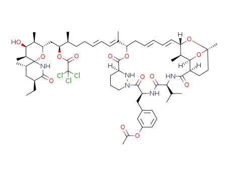 C<sub>64</sub>H<sub>90</sub>Cl<sub>3</sub>N<sub>5</sub>O<sub>14</sub>