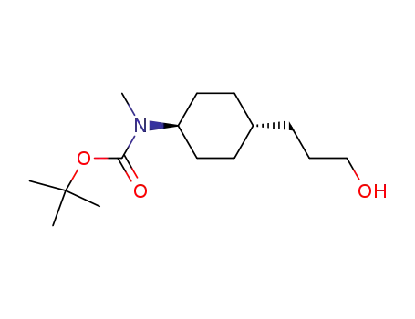 [4-(3-hydroxy-propyl)-cyclohexyl]-methyl-carbamic acid <i>tert</i>-butyl ester