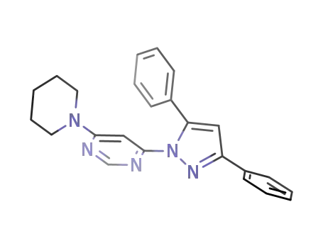 4-(3,5-diphenyl-1H-pyrazol-1-yl)-6-(piperidin-1-yl)pyrimidine