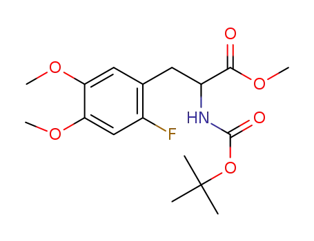 rac N-tert-부톡시카르보닐-2-플루오로-5-메톡시-4-O-메틸-티로신 메틸 에스테르