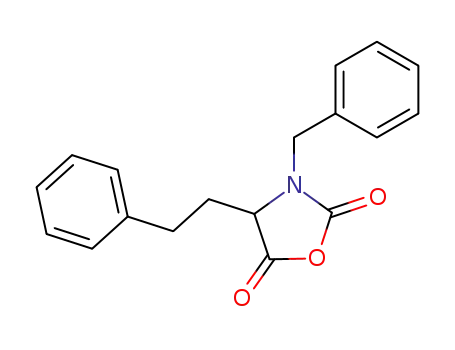 Molecular Structure of 444023-50-1 (3-benzyl-4-phenethyl-oxazolidine-2,5-dione)
