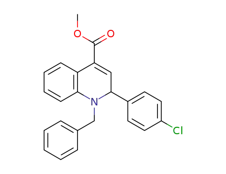 methyl 1-benzyl-2-(4-chlorophenyl)-1,2-dihydroquinoline-4-carboxylate