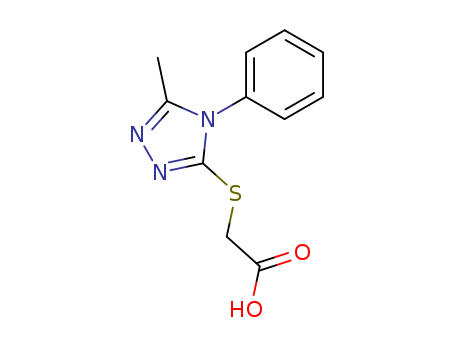 (5-Methyl-4-phenyl-4H-[1,2,4]triazol-3-ylsulfanyl)-acetic acid